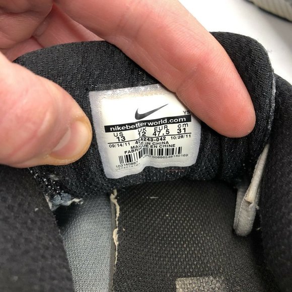 Nike Reax Rocket 2 Running Shoes Mens Size 13 Gray - Picture 10 of 12